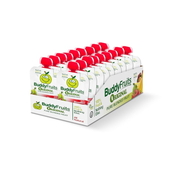 Buddy Fruits Buddy Fruits Pure Blended Strawberry Snack 3.2 oz., PK18 1852181 - main